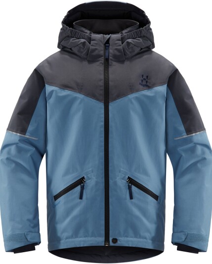 Haglöfs Niva Insulated Jacket JR Silver Blue/Dense Blue (Storlek 146)