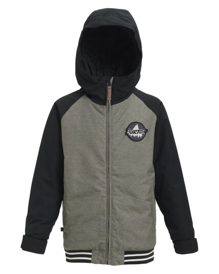 Burton Gameday Jacket JR Heather Bog/True Black (Storlek L)