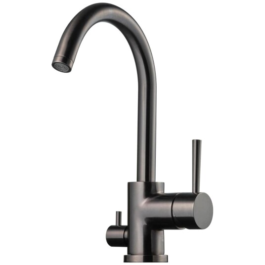 Tapwell Evo184 Avstengning Brushed Black Chrome (TA-9424242)