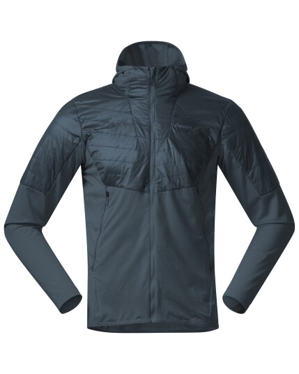 Bergans Senja Midlayer Hood Jacket M Orion Blue (Storlek XL)