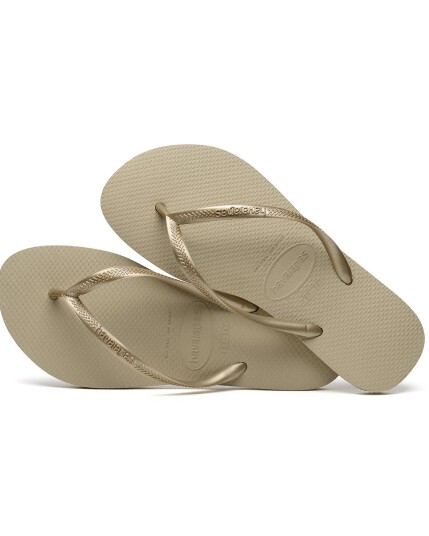 Havaianas Slim Sand Gr/Lt Gold 2719 (Storlek 39/40 Brazil)