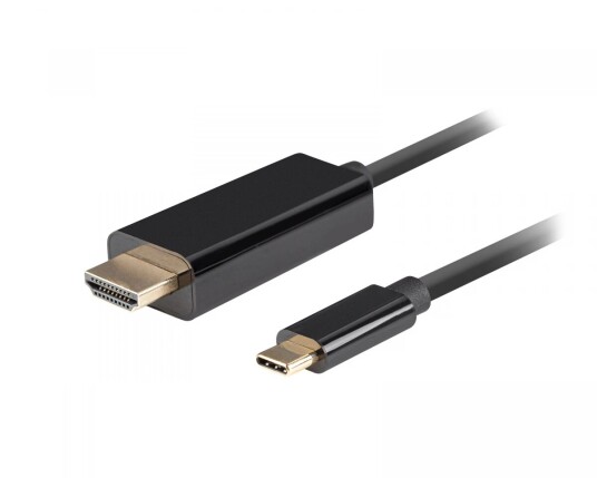 Lanberg Usb-C Til Hdmi Kabel 4k 60hz Svart - 3m