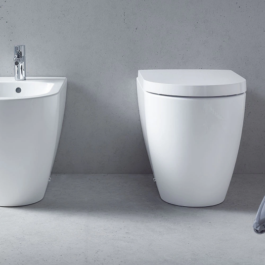 Duravit ME By Starck Gulvstående toalett 370x600 mm.