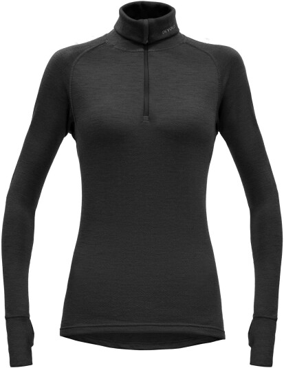 Devold Expedition Woman Zip Neck Black S