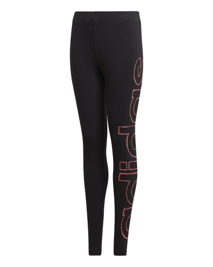 Adidas Logo Tights JR Black/Sigpnk (Storlek 116)