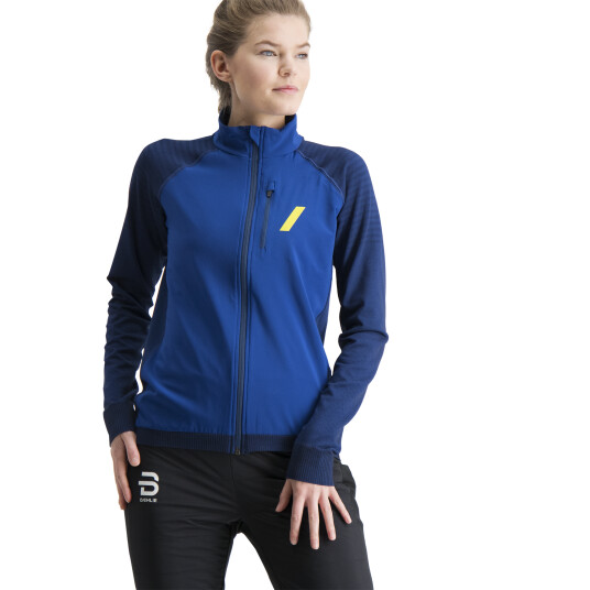 Dæhlie Jacket Seamless Push, løpejakke dame XS/S Estate Blue