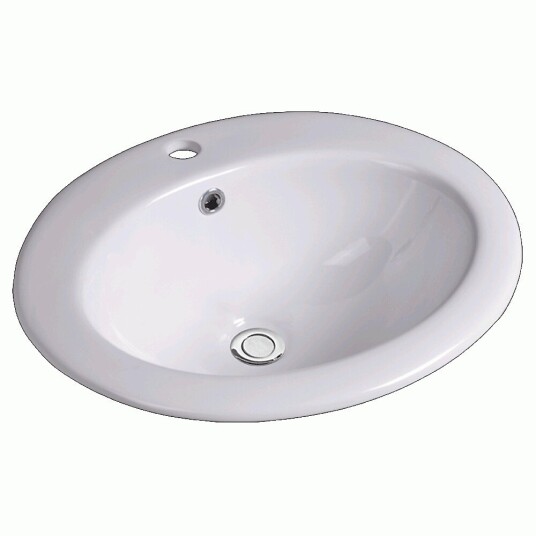 Lavabo Gino Nedfelt Servant 510x450x195 mm, Hvit Matt