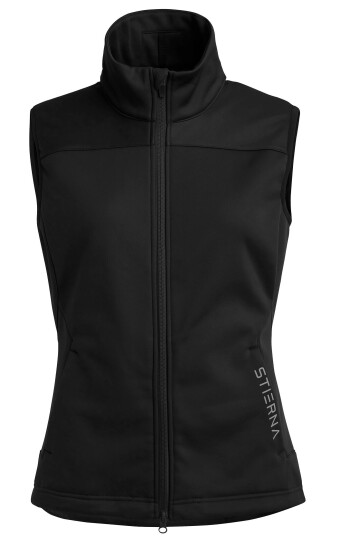 Stierna Gale Softshell vest - Svart (L)