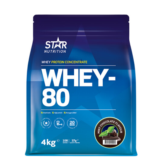 Whey-80 Myseprotein 4 kg