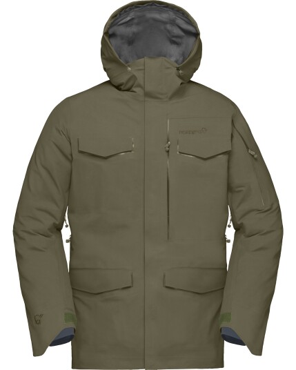 Norrøna Røldal Gore-Tex Jacket M Olive Night (Storlek XL)