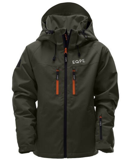 EQPE Qanuk Jacket JR Khaki Green (Storlek 158/164)