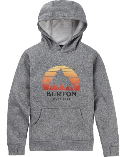 Burton Oak Pullover JR Monument Heather (Storlek S)