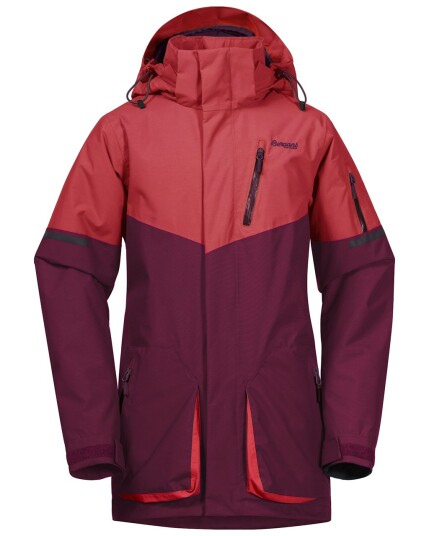 Bergans Knyken Insulated Youth Jacket Beetred/Lt Dahliared (Storlek 152)