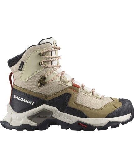 Salomon Quest Element GTX W Safari/Vanilla Ice/Mecca Orange (Storlek 6.5 UK)