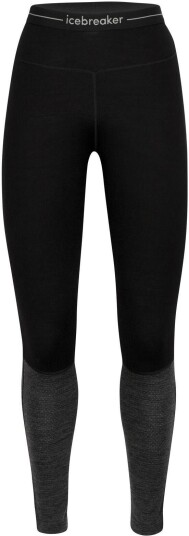 Icebreaker W Zoneknit 260 Leggings blåck/jet/hthr/cb blåck/Jet/Hthr/CB female M