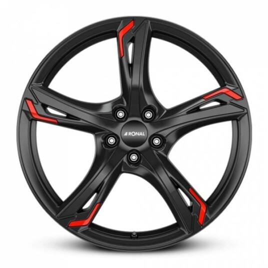 Ronal R62 Red Jet Black 8.5x20 5x108 ET40 B76