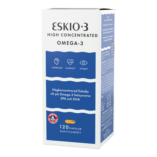 Eskio-3 High Concentrated Omega-3 120 Kapslar