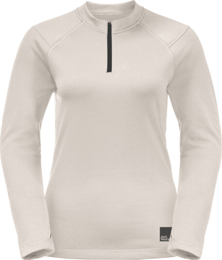 Jack Wolfskin Women's Bike Commute Halfzip Hvit M Woman