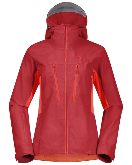 Bergans Cecilie Mtn Softshell Jacket W rød Leaf/Energy rød (Storlek S)