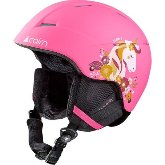 Cairn Flow, Skihjelm, Junior, Mat Pink Unicorn 46-48cm