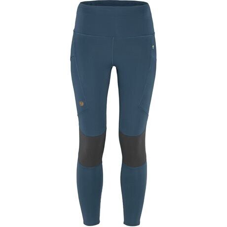 Fjellreven Abisko Trekking Tights Pro, Dame Indigo Blue-Iron Grey(#3B455D) Dame S