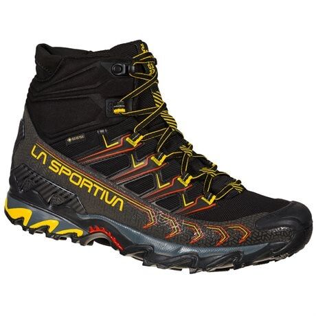 La Sportiva Ultra Raptor II Mid GTX , Herre Black Yellow (#343031) Herre 42