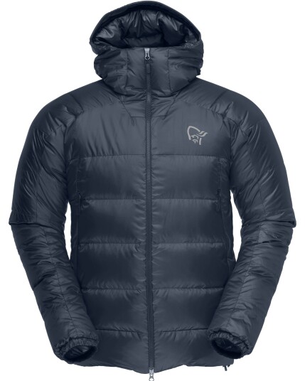 Norrøna Trollveggen Down850 Jacket M Cool Black/Indigo Night (Storlek M)