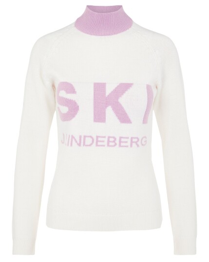 J.Lindeberg Ada Knitted Ski Sweater W Pink Lavender (Storlek L)