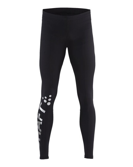 Craft Delta 2.0 Warm Long Tights M Black/Silver Reflective (Storlek XS)