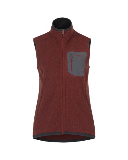 Bergans Kamphaug Knitted Vest W Chianti Red (Storlek XS)