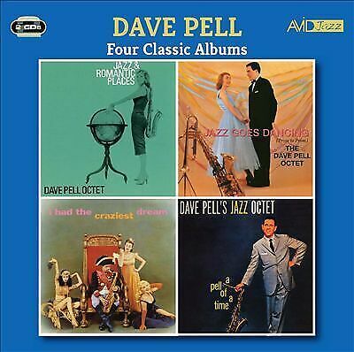 MediaTronixs Dave Pell : Four Classic Albums: Jazz & Romantic Places/Jazz Goes Dancing/I Had Pre-Owned