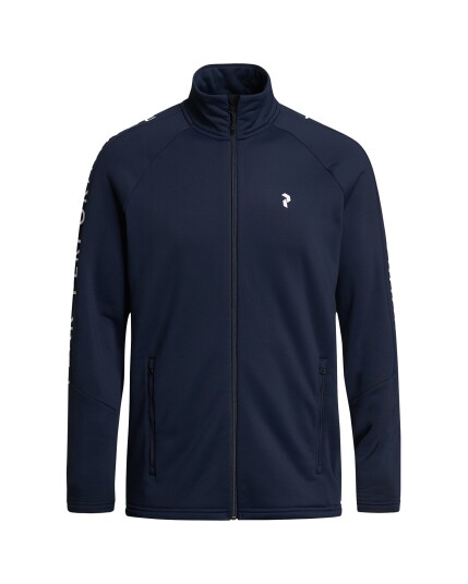 Peak Performance Rider Mid Zip Jacket M Blue Shadow/Blue Shadow (Storlek M)