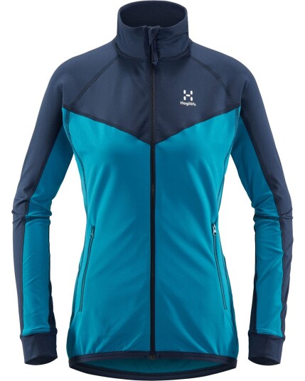 Haglöfs Lithe Jacket W Mosaic Blue/Tarn Blue (Storlek L)