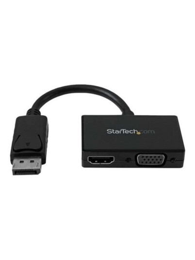 StarTech.com Travel A/V adapter: DisplayPort to HDMI or VGA video transformer