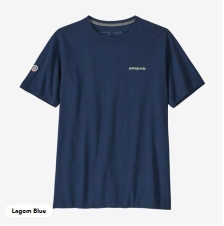 Patagonia Fitz Roy Icon Responsibili-Tee Lagom Blue Lagom Blue L