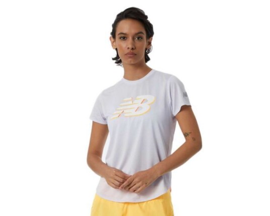 New Balance Graphic Accelerate Women SS Top S