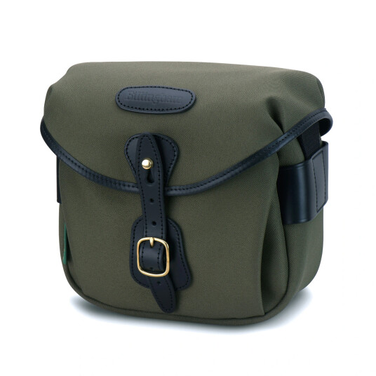 Billingham Hadley Digital Sage Fibrenyte/Black Leather