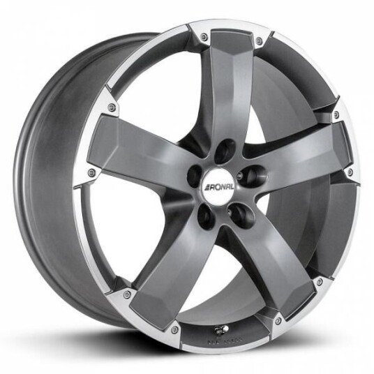 Ronal R47 Titanium Rim Lip Cut 8x18 5x108 ET42 B76