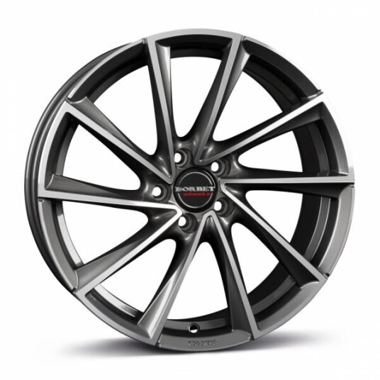 Borbet Vtx Graphite Polished 9.5x19 5x112 ET51 B66.6