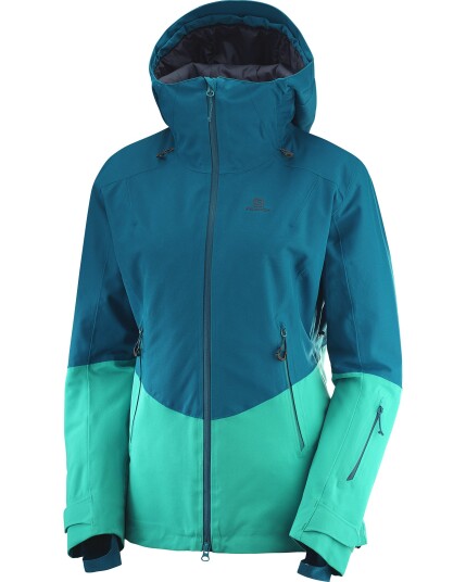 Salomon Qst Guard Jacket W Deep Lagoon/Waterfall (Storlek XS)