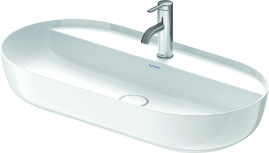 Duravit Luv Toppmontert servant 800x400 mm, 1 bl.hull, u/o.l, Hvit m/WG