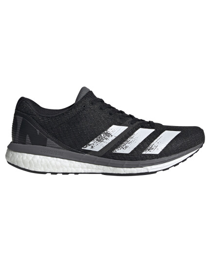 Adidas Adizero Boston 8 W Core Black/Cloud White/Grey (Storlek 7 UK)