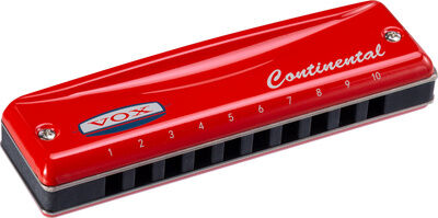 Vox Harmonica Continental C Rød