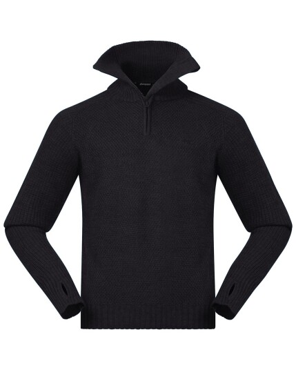 Bergans Ulriken Jumper M Black Mel (Storlek XXL)