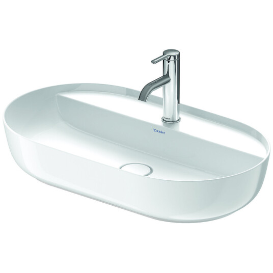 Duravit Luv Toppmontert servant 690x400 mm, 1 bl.hull, u/o.l, Hvit m/WG