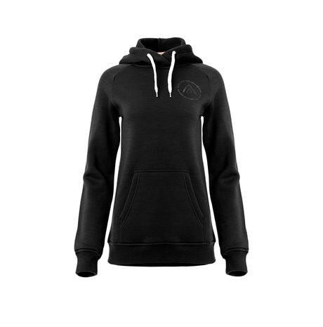 Aclima FleeceWool V2 Hoodie, Dame Jet Black (#1B1B1B) Dame XL