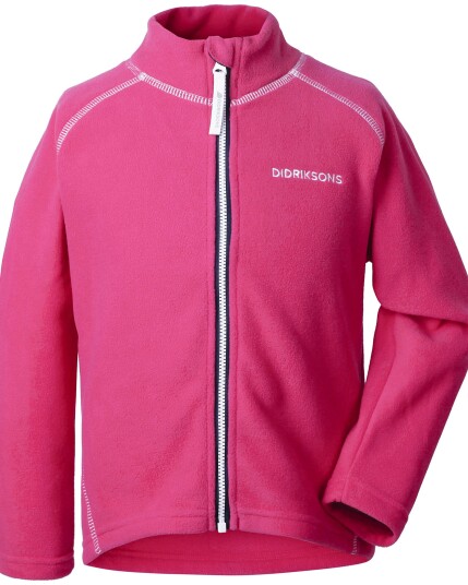 Didriksons Monte Kids Microfleece Jacket Fuchsia (Storlek 100)