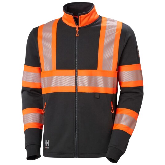 HH Workwear Workwear Helly Hansen Icu Hi Vis Genser Med Halv Glidelås M