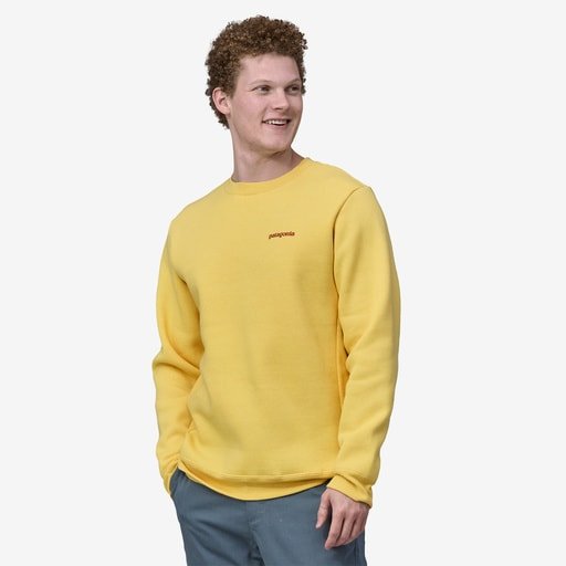 Patagonia Fitz Roy Icon Uprisal Crew Milled Yellow S