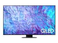 Samsung QE75Q80CAT - 75 Diagonalklasse Q80C Series LED-bakgrunnsbelyst LCD TV - QLED - Smart TV - Tizen OS - 4K UHD (2160p) 3840 x 2160 - HDR - Quantum Dot - karbonsølv